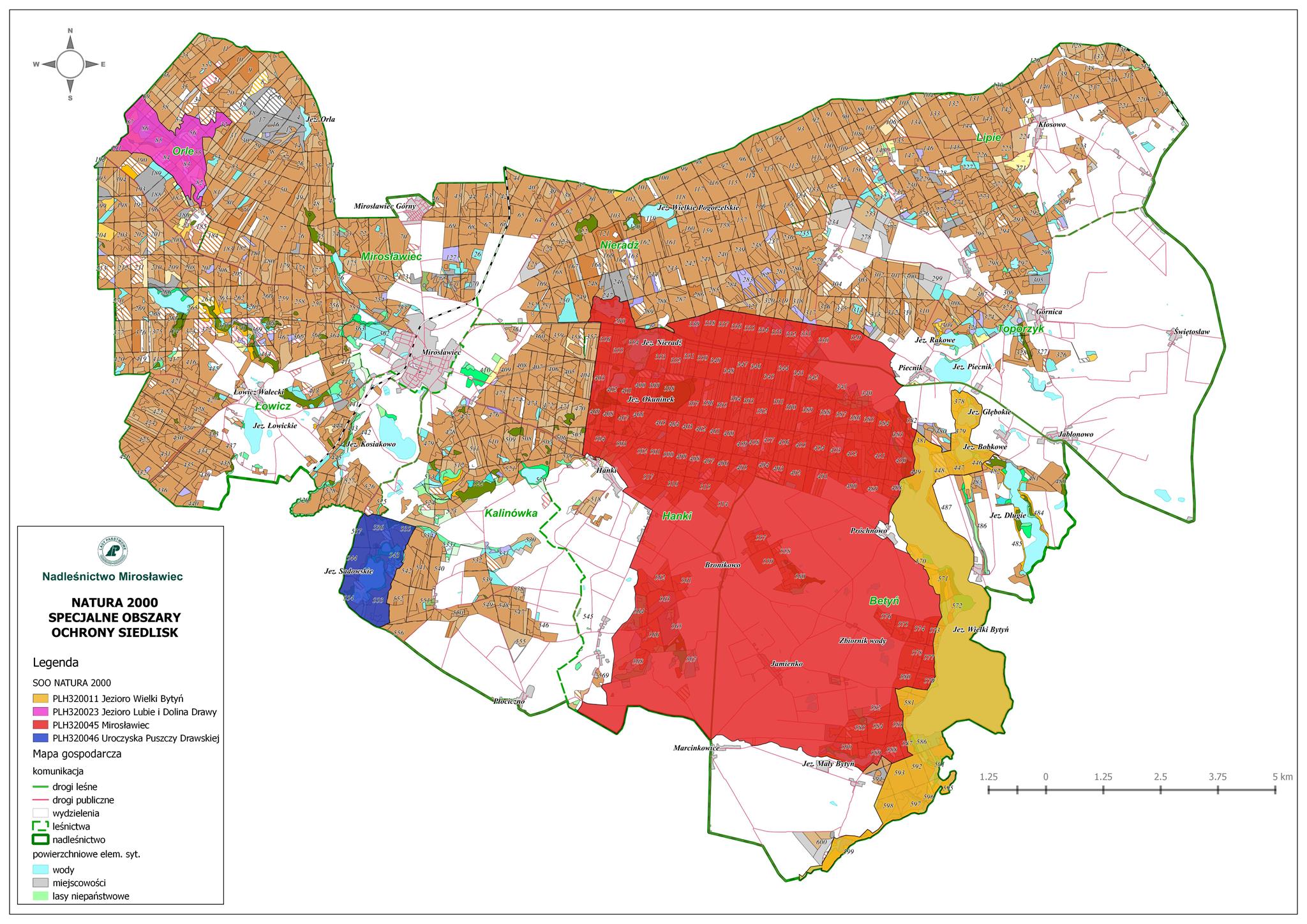 Mapa specjalnych obszarów ochrony siedlisk